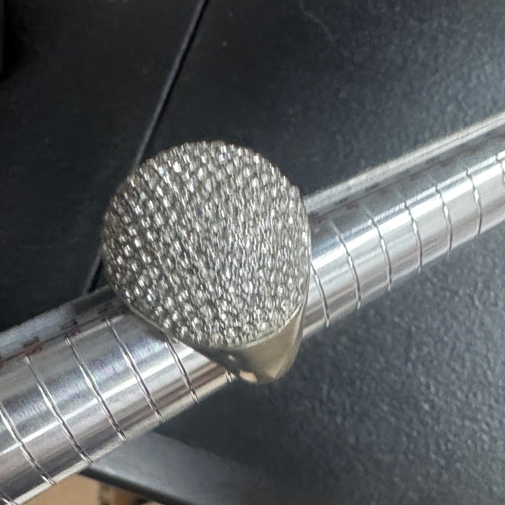 Stunning Silver Pave Ring - Picture 4 of 4
